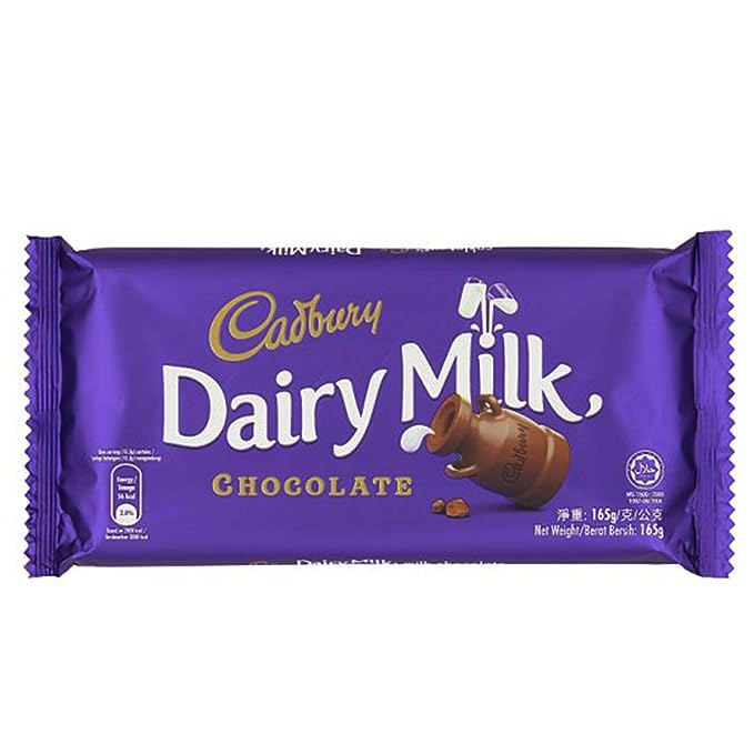 CADBURY DAIRY MILK (MILK CHOCOLATE) 165g