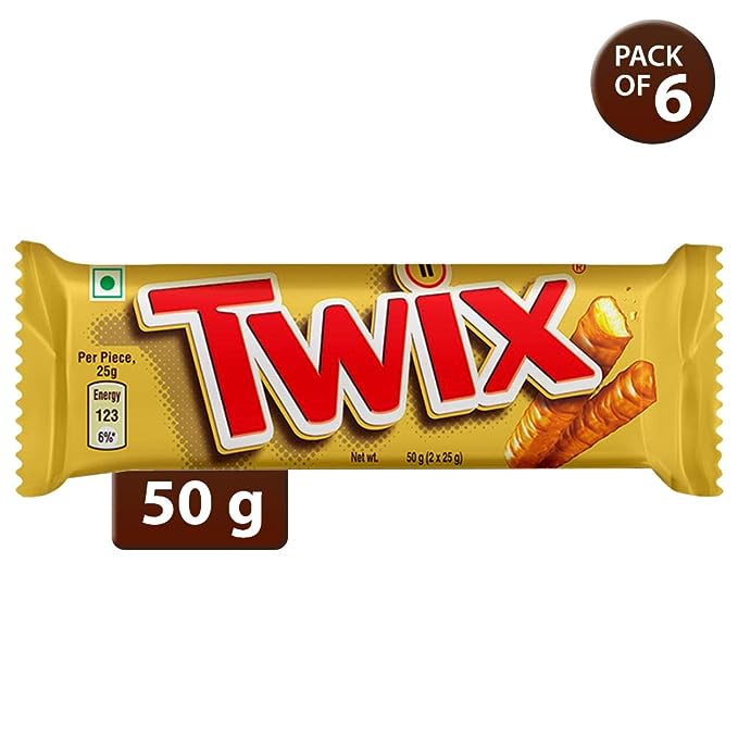 TWIX CHOCOLATE BAR 50g
