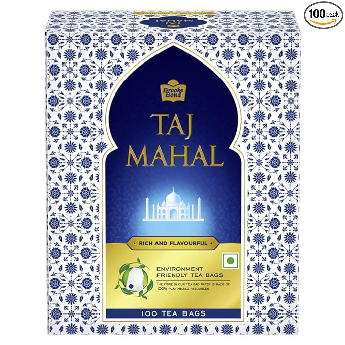 Brooke Bond Taj Mahal Tea Bags, 100pcs Pack Image 1 Brooke Bond Taj Mahal Tea Bags, 100pcs Pack Image 1