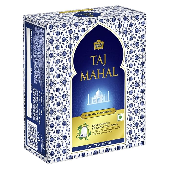Brooke Bond Taj Mahal Tea Bags, 100pcs Pack Image 2 Brooke Bond Taj Mahal Tea Bags, 100pcs Pack Image 2