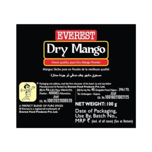 Everest Dry Mango Powder, 100g Pack Image 2