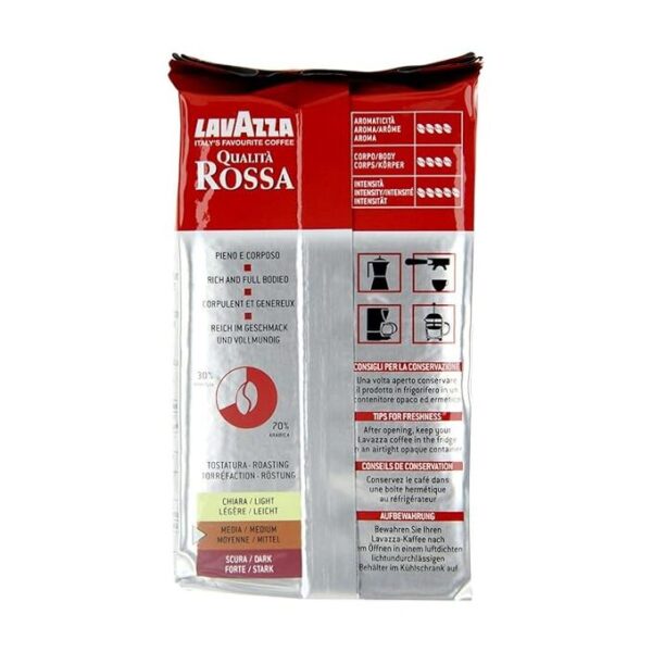 Lavazza Qualita Rossa Ground Coffee 250g Image 3