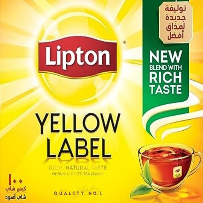 Lipton Yellow Label Tea 100pcs Pack Image 1 Lipton Yellow Label Tea 100pcs Pack Image 1