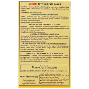 MDH Butter Chicken Masala, 100g Pack Image 1