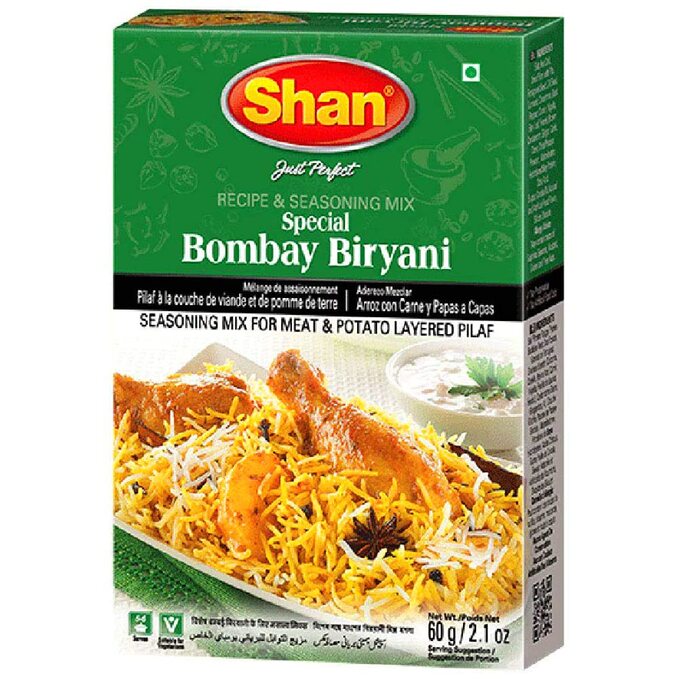 Shan Bombay Biryani Masala 50g Pack Image 1 Shan Bombay Biryani Masala 50g Pack Image 1