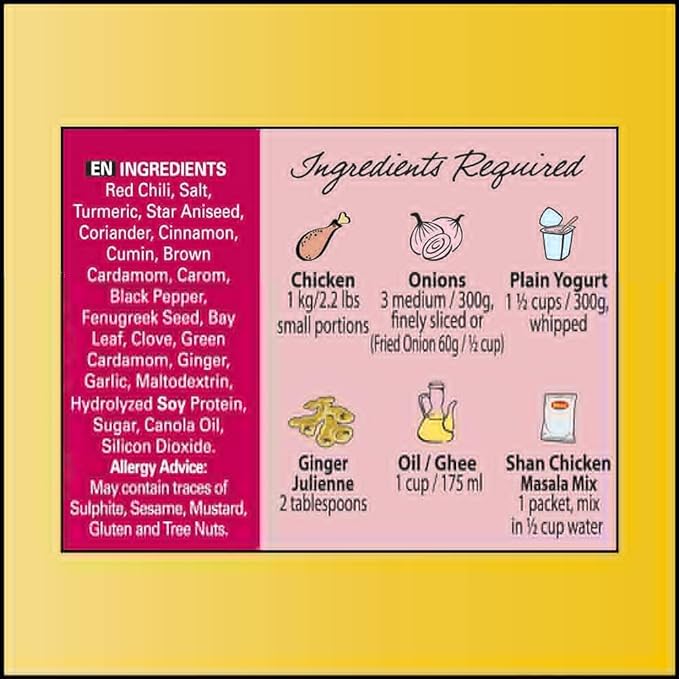 Shan Chicken Masala, 50g Pack Image 2 Shan Chicken Masala, 50g Pack Image 2