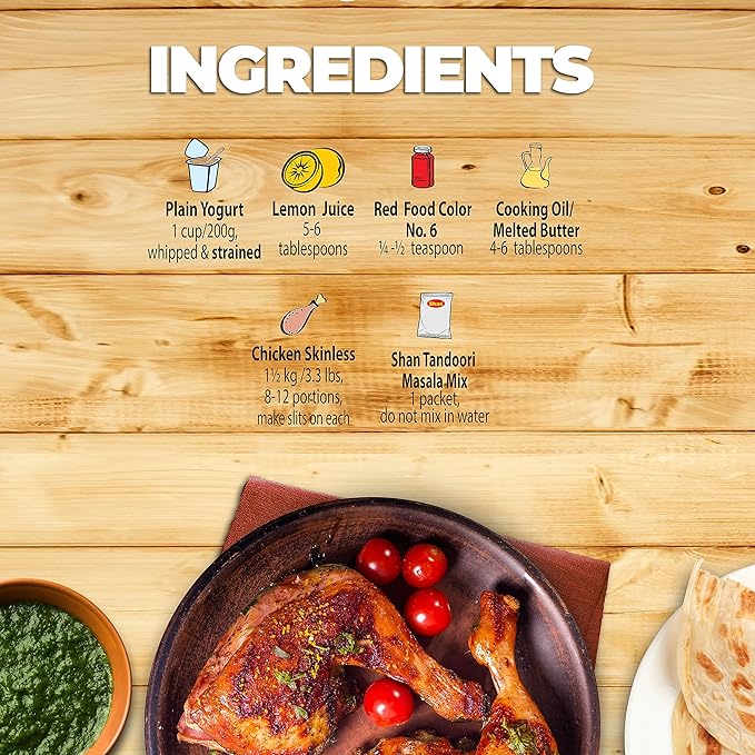 Shan Tandoori Masala, 50g Pack Image 3 Shan Tandoori Masala, 50g Pack Image 3