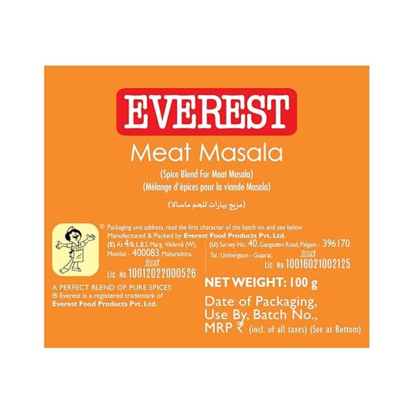 Everest Meat Masala Powder, 100g Pack Image 1