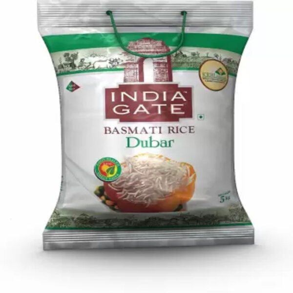 India Gate Dubar Basmati Rice 5kg Bag Image 1